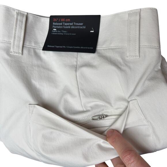 NWT $148 Lululemon Relaxed-Tapered Trouser 34x27.5” Smooth Twill Bone Stretch - Picture 13 of 15